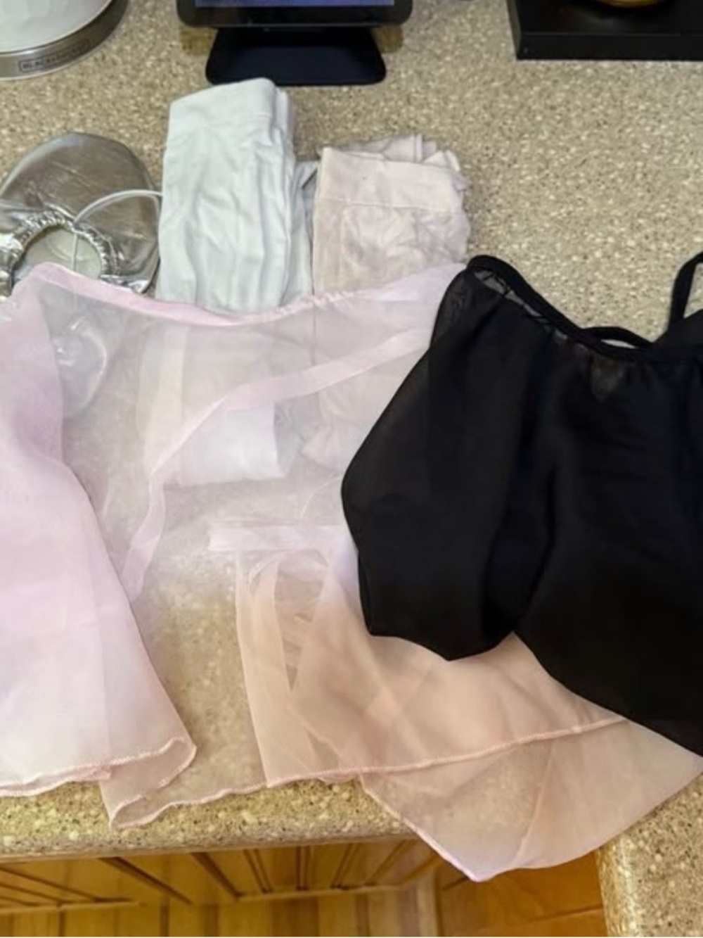 Ballet Tights Skirts and Shoes for Girls age 6/7